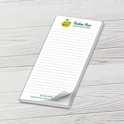 Full-Color Notepads - 100 Sheets (4" x 8")