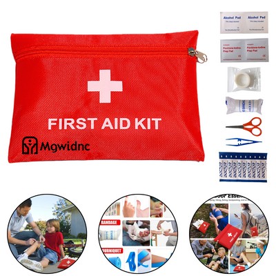 8-Piece First Aid Kit Set - Portable Emergency Medical Rescue Kit for Outdoor Travel Home Use