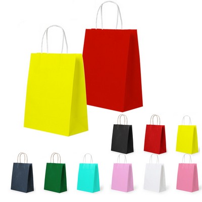 Mini Kraft Paper Shopping Tote Bag