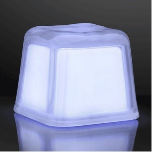 Hollywood Ice Light Up White Ice Cubes - BLANK