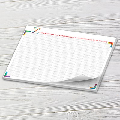 Full-Color Notepads - 25 Sheets (17" x 11")