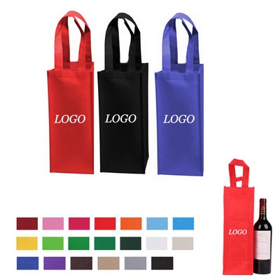 Non Woven Single Wine Tote Bag