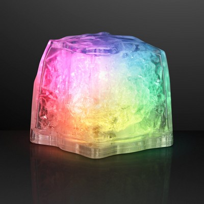 Multicolor LED Drink Lights, Flashing Blinky Ice Cubes - BLANK
