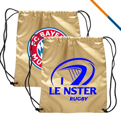 Shiny Drawstring Backpacks