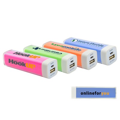 2200mAh Mobile Power Bank Charger w/Smart Chip