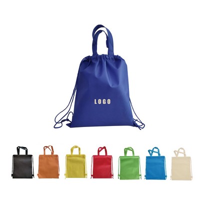 Non woven Backpack Drawstring Tote Bag