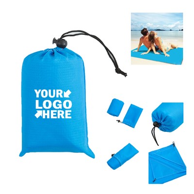 Portable Waterproof Picnic Beach Mat With Storage Bag