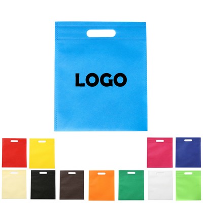 Flat Top Die Cut Non Woven Grocery Bag (25 X 30 CM)