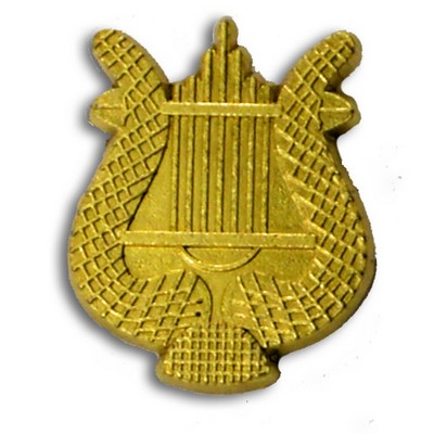 Music Lyre Chenille Letter Pin