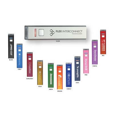 Rectangle USB Rechargeable Power Bank (2200 mAh)