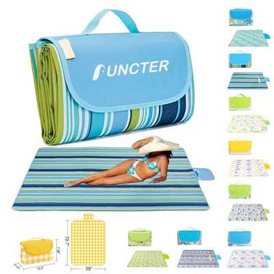 59 X 78.7" Waterproof Picnic Mat for Indoor and Outdoor