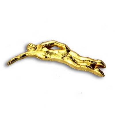 Male Swimmer Chenille Letter Pin