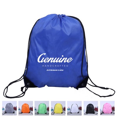 Water-resistant Polypropylene Drawstring Backpack