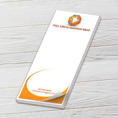 Full-Color Notepads - 25 Sheets (4" x 8.75")
