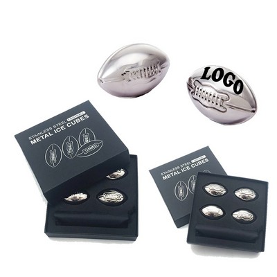 Rugby Shape Whiskey Chilling Stone