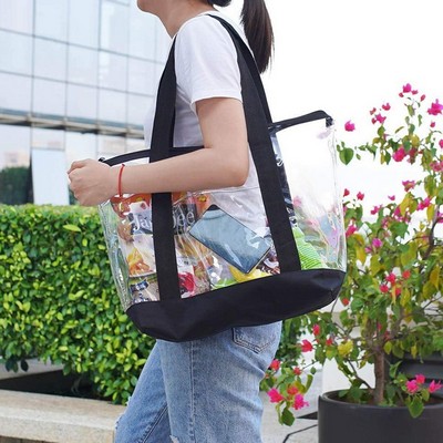 Stadium-Approved Fashion PVC Tote Bag